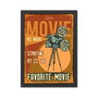 Wallity Cuadro decorativo Favorite Movie (55 x 75 cm)